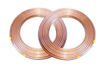 OD 3-400mm ASTM B280 C12200 c2400 ปันเค้กทองแดงลวดท่อสําหรับเครื่องปรับอากาศหรือตู้เย็น