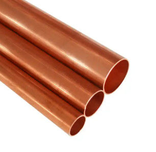 โรงงานขายยอดขาย 6mm 8mm 10mm กว้าง ท่อทองแดงแข็ง เนื้อผิวเคลือบ ท่อทองแดงตรง