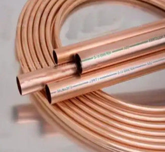 OD 3-400mm ASTM B280 C12200 c2400 ปันเค้กทองแดงลวดท่อสําหรับเครื่องปรับอากาศหรือตู้เย็น
